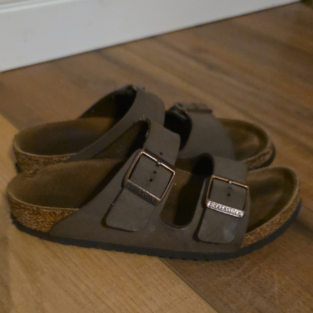 Birkenstock Dark Brown Sandals with Buckles